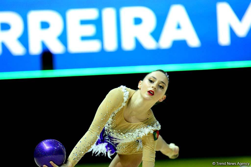 В Баку стартовал второй день соревнований 35-го Чемпионата Европы по художественной гимнастике (ФОТО)