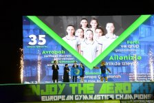 В Баку прошла церемония закрытия 35-го Чемпионата Европы по художественной гимнастике (ФОТОРЕПОРТАЖ)