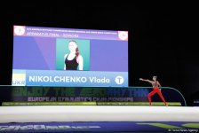 Лучшие моменты финальных соревнований Чемпионата Европы по художественной гимнастике в Баку (ФОТО)