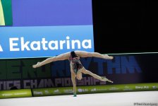 Лучшие моменты финальных соревнований Чемпионата Европы по художественной гимнастике в Баку (ФОТО)