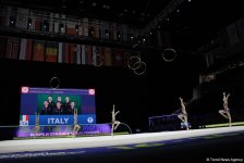 В Баку стартовали финалы 35-го Чемпионата Европы по художественной гимнастике (ФОТО)