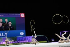 В Баку стартовали финалы 35-го Чемпионата Европы по художественной гимнастике (ФОТО)