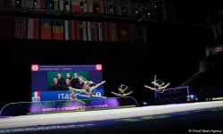 В Баку стартовали финалы 35-го Чемпионата Европы по художественной гимнастике (ФОТО)