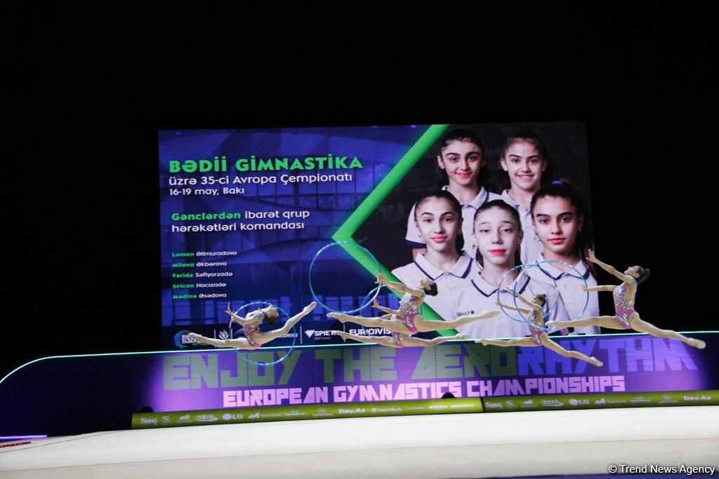 В Баку стартовали финалы 35-го Чемпионата Европы по художественной гимнастике (ФОТО)