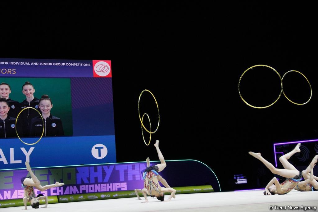 В Баку стартовали финалы 35-го Чемпионата Европы по художественной гимнастике (ФОТО)
