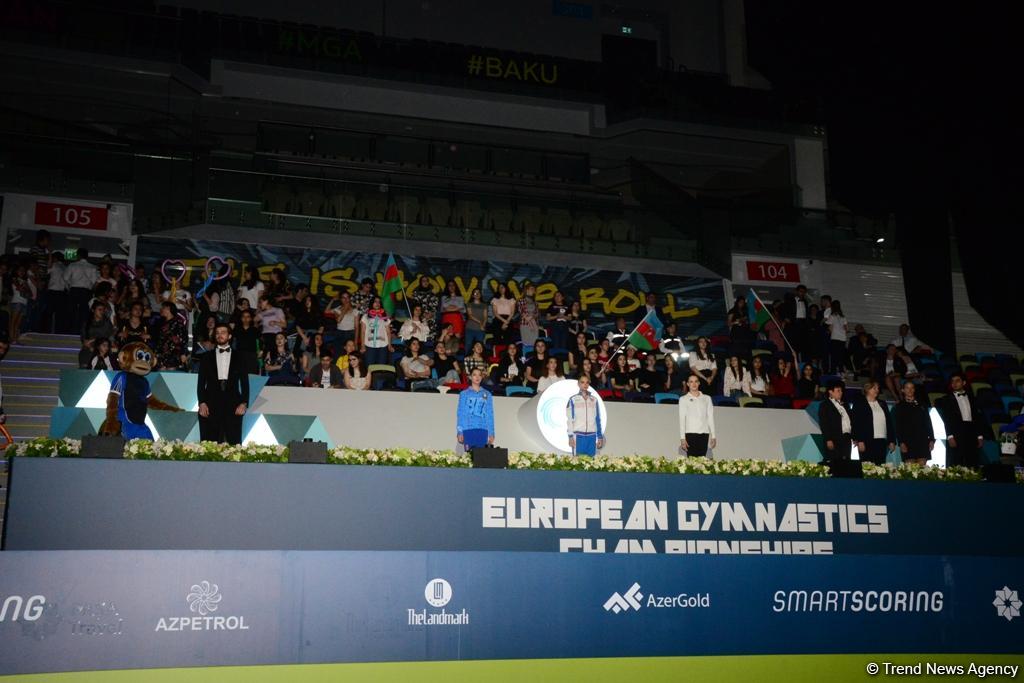 Winners of the 35th European Rhythmic Gymnastics Championships awarded in Baku (PHOTO)