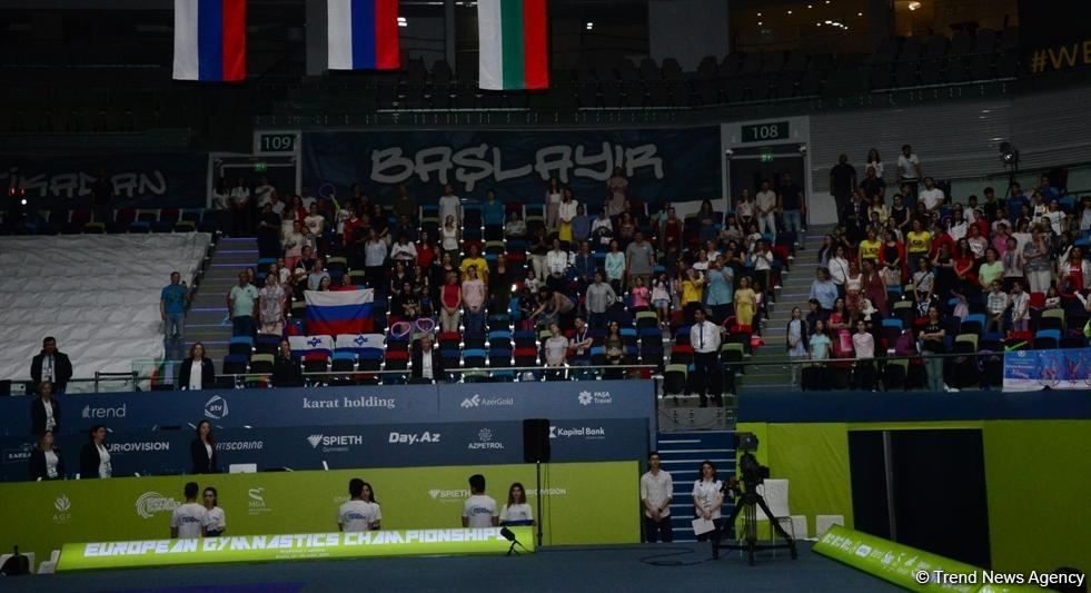 Winners of the 35th European Rhythmic Gymnastics Championships awarded in Baku (PHOTO)