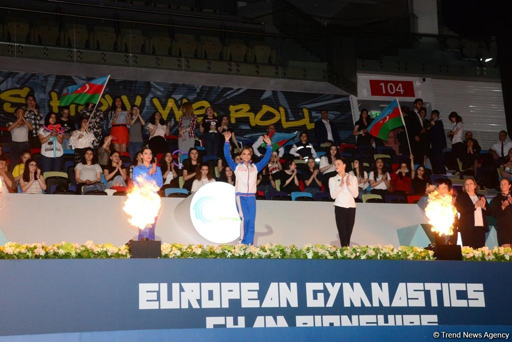 Winners of the 35th European Rhythmic Gymnastics Championships awarded in Baku (PHOTO)