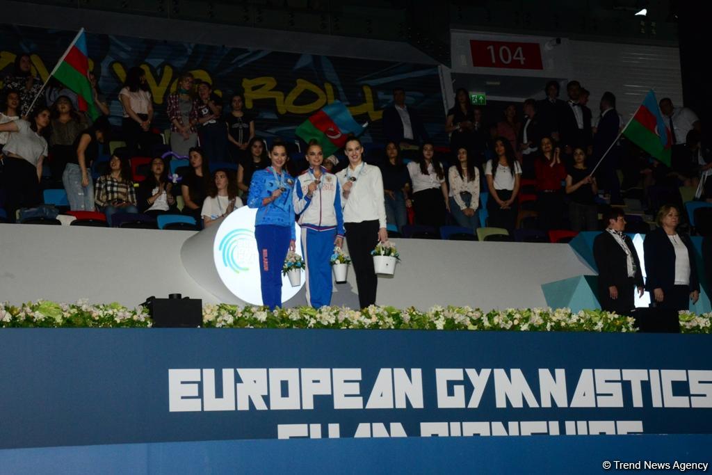 Winners of the 35th European Rhythmic Gymnastics Championships awarded in Baku (PHOTO)