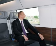 Президент Ильхам Алиев принял участие в открытии Сабунчинского железнодорожного вокзального комплекса (ФОТО) (версия 2)