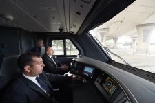 Президент Ильхам Алиев принял участие в открытии Сабунчинского железнодорожного вокзального комплекса (ФОТО) (версия 2)