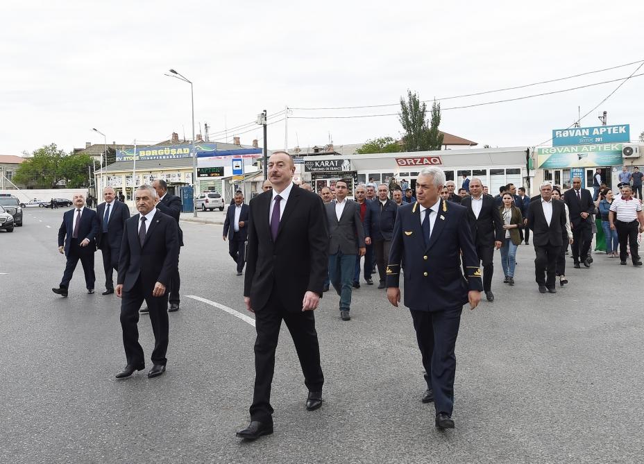 Президент Ильхам Алиев принял участие в открытии Сабунчинского железнодорожного вокзального комплекса (ФОТО) (версия 2)