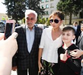 Президент Ильхам Алиев и Первая леди Мехрибан Алиева приняли участие в открытии Центрального парка и сквера в Баку (ФОТО)