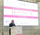 Вице-президент Фонда Гейдара Алиева Лейла Алиева приняла участие в I Азербайджанском международном конгрессе специалистов по гематологии (ФОТО)