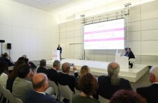 Вице-президент Фонда Гейдара Алиева Лейла Алиева приняла участие в I Азербайджанском международном конгрессе специалистов по гематологии (ФОТО)