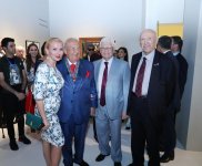 Вице-президент Фонда Гейдара Алиева Лейла Алиева приняла участие в церемонии открытия выставки всемирно известного художника Зураба Церетели (ФОТО)