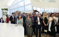 Вице-президент Фонда Гейдара Алиева Лейла Алиева приняла участие в церемонии открытия выставки всемирно известного художника Зураба Церетели (ФОТО)