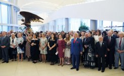 Вице-президент Фонда Гейдара Алиева Лейла Алиева приняла участие в церемонии открытия выставки всемирно известного художника Зураба Церетели (ФОТО)