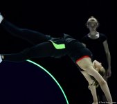 В Национальной арене гимнастики проходят подиумные тренировки участников Чемпионата Европы по аэробной гимнастике в Баку (ФОТОРЕПОРТАЖ)
