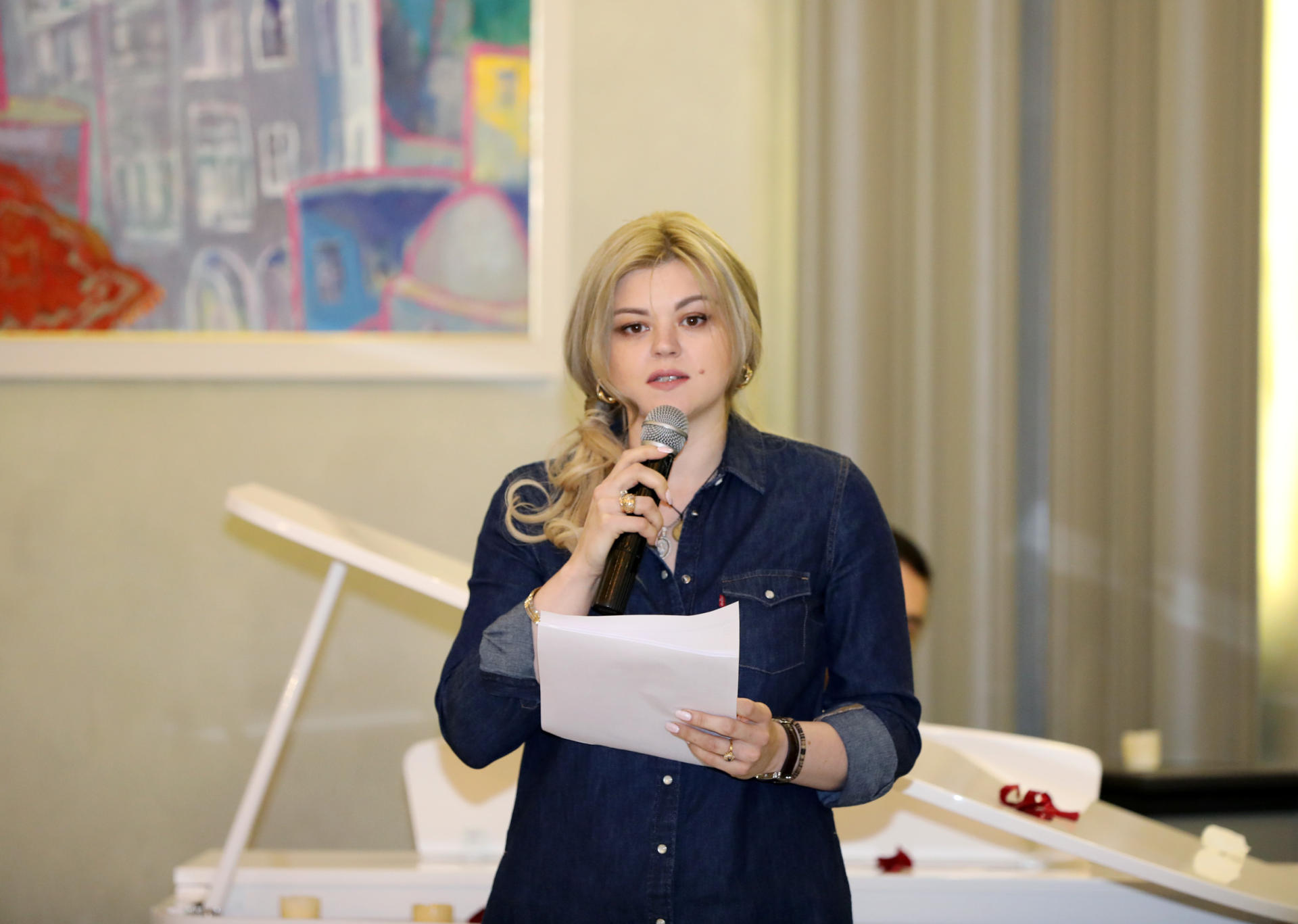 Вице-президент Фонда Гейдара Алиева Лейла Алиева приняла участие в презентации нового направления проекта «SÖZ» (ФОТО)