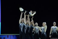 В Баку стартовал второй день соревнований Чемпионата Европы по аэробной гимнастике (ФОТО)