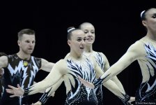В Баку стартовал второй день соревнований Чемпионата Европы по аэробной гимнастике (ФОТО)