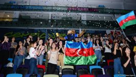 Продолжаются соревнования в рамках второго дня Чемпионата Европы по аэробной гимнастике в Баку (ФОТО)