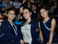 Продолжаются соревнования в рамках второго дня Чемпионата Европы по аэробной гимнастике в Баку (ФОТО)