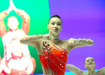 Продолжаются соревнования в рамках второго дня Чемпионата Европы по аэробной гимнастике в Баку (ФОТО)