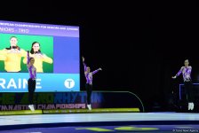 Продолжаются соревнования в рамках второго дня Чемпионата Европы по аэробной гимнастике в Баку (ФОТО)