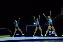 Продолжаются соревнования в рамках второго дня Чемпионата Европы по аэробной гимнастике в Баку (ФОТО)