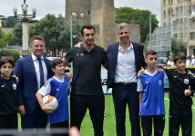 Оуэн и Тольдо открыли Фестиваль Лиги Европы УЕФА в Баку (ФОТО)