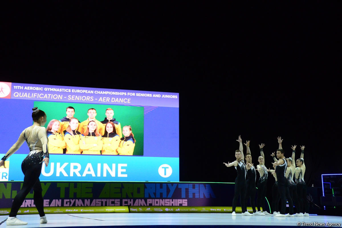 В Баку стартовал второй день соревнований Чемпионата Европы по аэробной гимнастике (ФОТО)