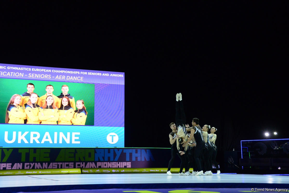 В Баку стартовал второй день соревнований Чемпионата Европы по аэробной гимнастике (ФОТО)