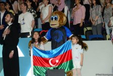 Winners among senior trios, senior groups and seniors in aerobic dance awarded within European Aerobic Gymnastics Championships in Baku (PHOTO)