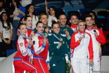 Winners among senior trios, senior groups and seniors in aerobic dance awarded within European Aerobic Gymnastics Championships in Baku (PHOTO)