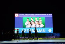 Команда Азербайджана завоевала «золото» Чемпионата Европы по аэробной гимнастике в программе аэро-данс (ФОТО)