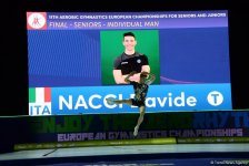 Лучшие моменты финальных соревнований 11-го Чемпионата Европы по аэробной гимнастике в Баку (ФОТО)