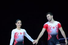 Лучшие моменты финальных соревнований 11-го Чемпионата Европы по аэробной гимнастике в Баку (ФОТО)