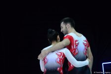 Лучшие моменты финальных соревнований 11-го Чемпионата Европы по аэробной гимнастике в Баку (ФОТО)