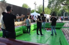 В Баку проходит Фестиваль болельщиков финала Лиги Европы УЕФА (ФОТО)