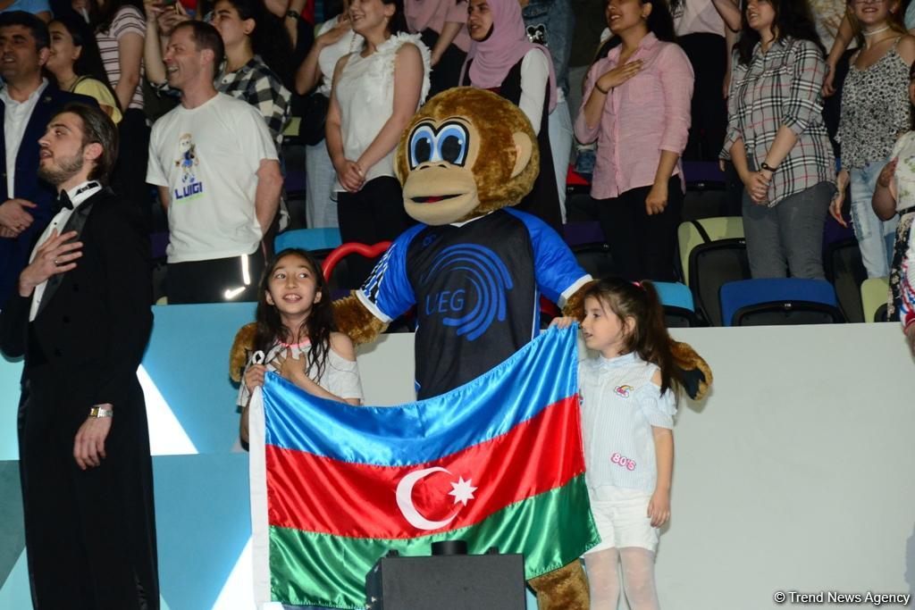 Winners among senior trios, senior groups and seniors in aerobic dance awarded within European Aerobic Gymnastics Championships in Baku (PHOTO)
