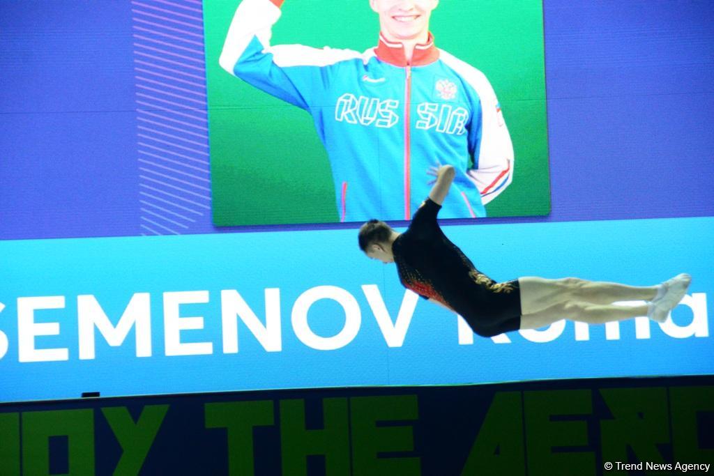 Лучшие моменты финальных соревнований 11-го Чемпионата Европы по аэробной гимнастике в Баку (ФОТО)