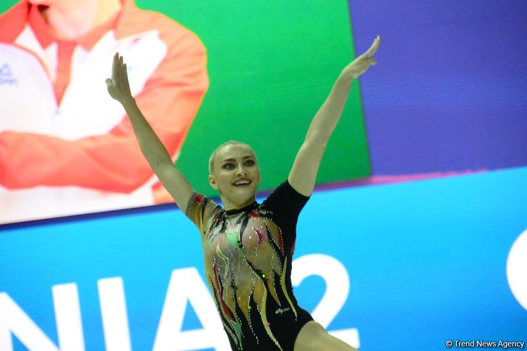 Лучшие моменты финальных соревнований 11-го Чемпионата Европы по аэробной гимнастике в Баку (ФОТО)