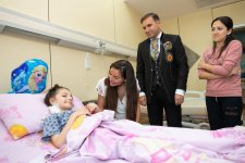 Вице-президент Фонда Гейдара Алиева Лейла Алиева побывала в Детской клинике Национального онкологического центра (ФОТО)