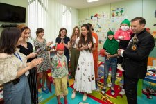 Вице-президент Фонда Гейдара Алиева Лейла Алиева побывала в Детской клинике Национального онкологического центра (ФОТО)