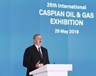 Президент Ильхам Алиев принял участие в открытии XXVI Международной выставки и конференции «Нефть и газ Каспия-2019» (ФОТО) (версия2)