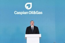 Президент Ильхам Алиев принял участие в открытии XXVI Международной выставки и конференции «Нефть и газ Каспия-2019» (ФОТО) (версия2)
