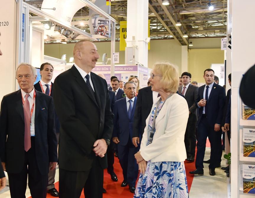 Президент Ильхам Алиев принял участие в открытии XXVI Международной выставки и конференции «Нефть и газ Каспия-2019» (ФОТО) (версия2)