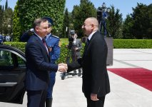 В Баку состоялась  церемония официальной встречи  Президента Польши (ФОТО)